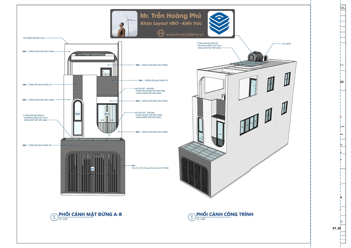 Mr. Trần Hoàng Phú: Khóa Layout VBO - Kiến Trúc