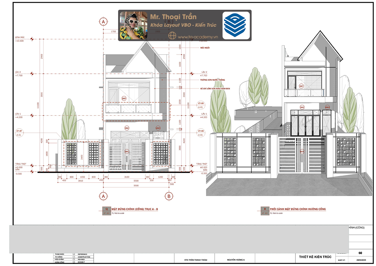 Mr. Thoại Trần : Khóa Layout VBO - Kiến Trúc