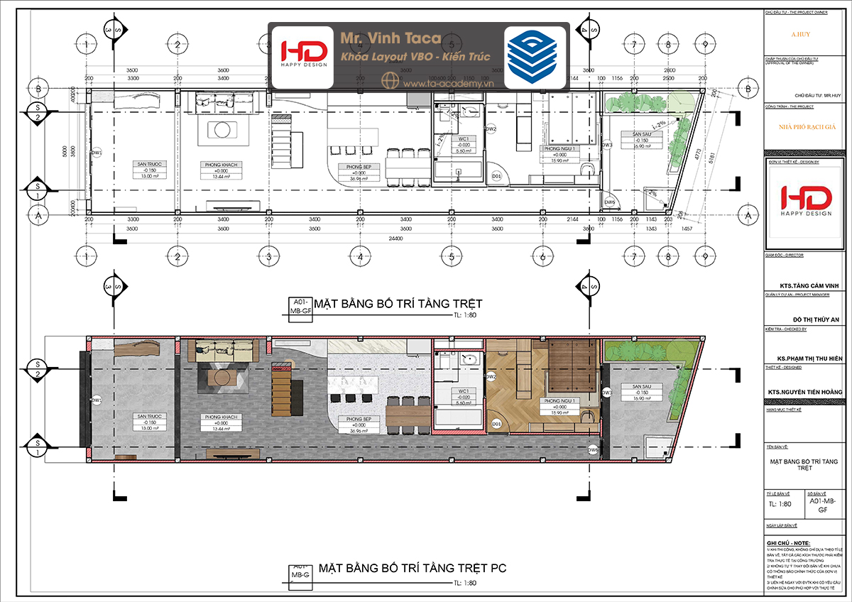 Mr. Vinh Taca: Khóa Layout VBO - Kiến Trúc